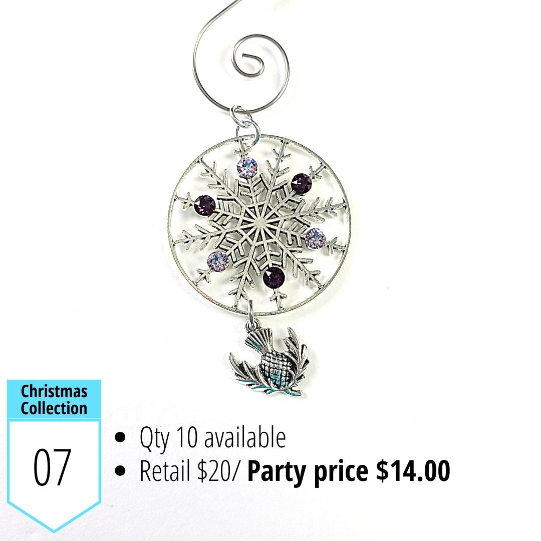Thistle Christmas Ornament