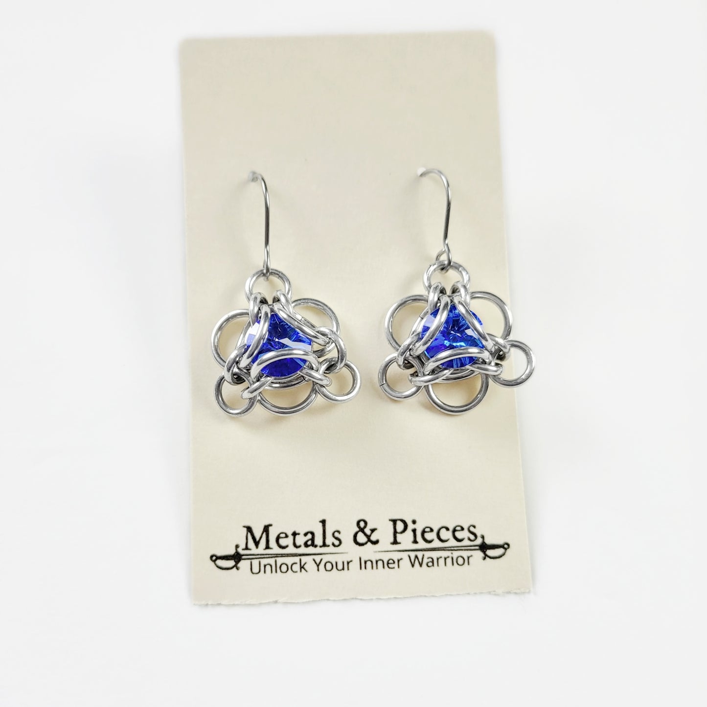 Sapphire Elemental Earrings
