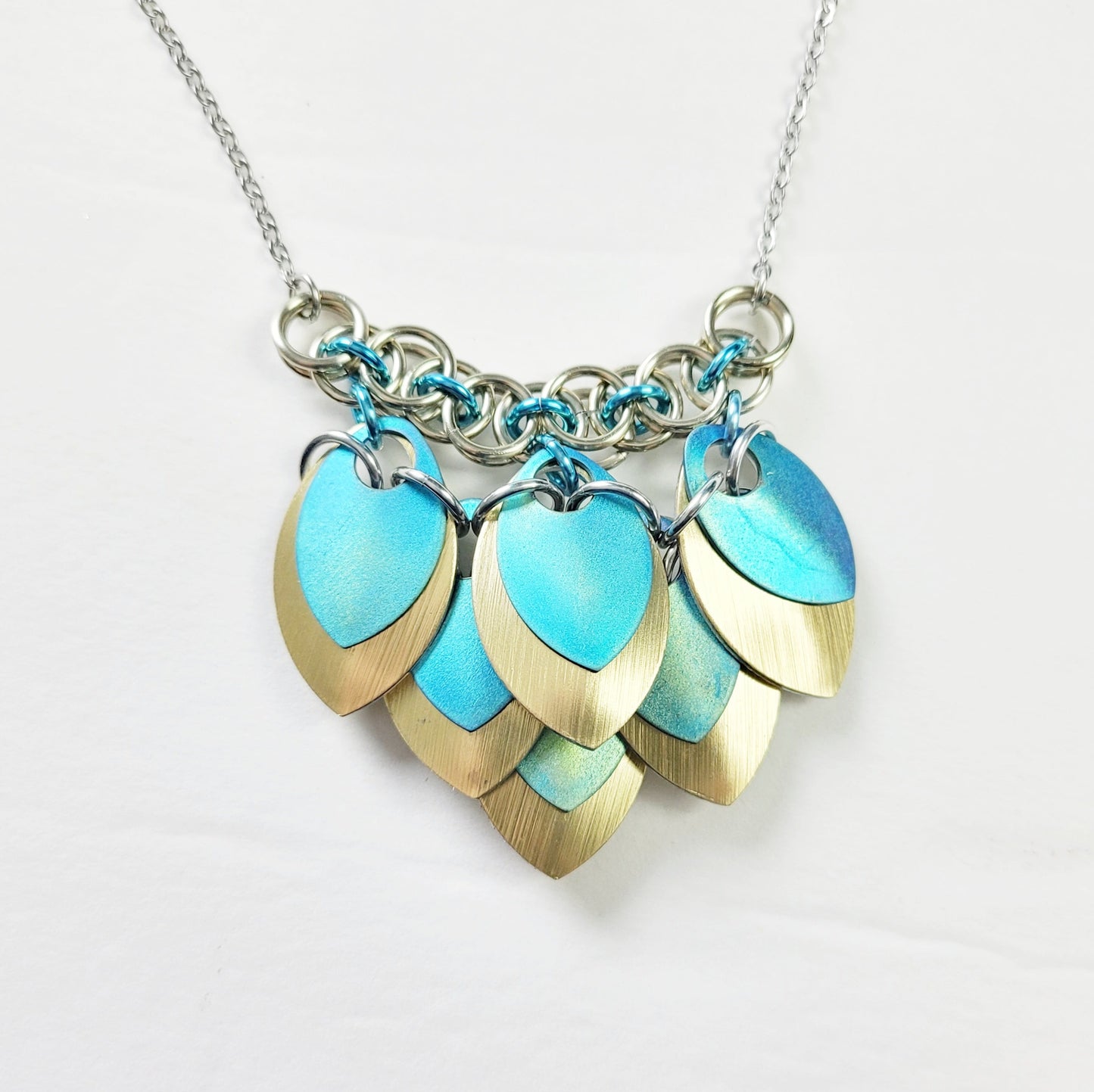 Fairy Queen Spring Scale Necklace