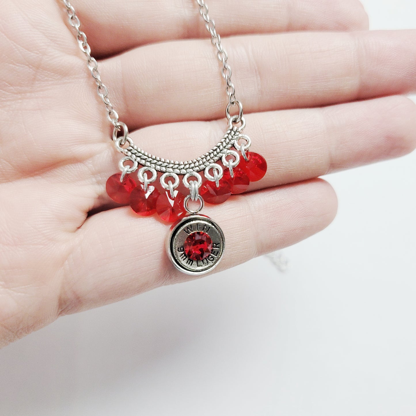 Ruby Shimmer Necklace