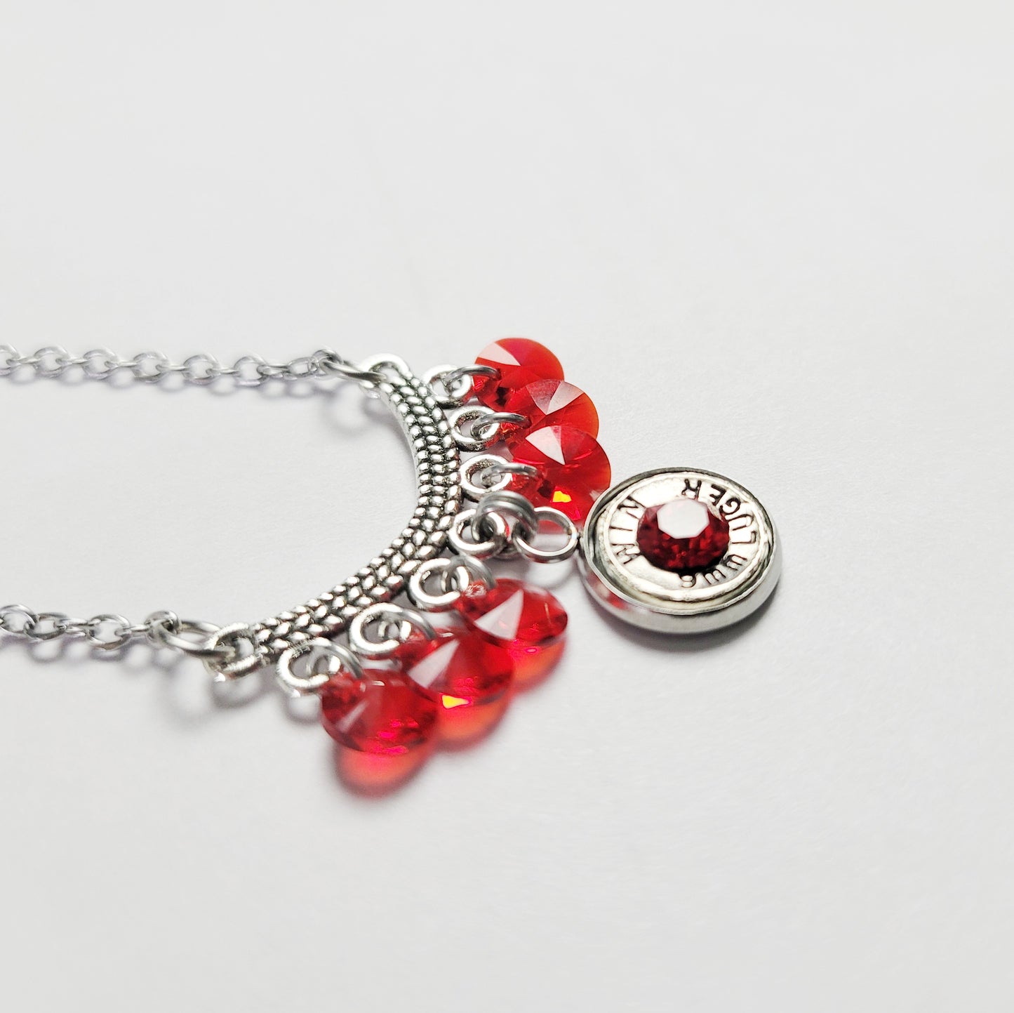 Ruby Shimmer Necklace