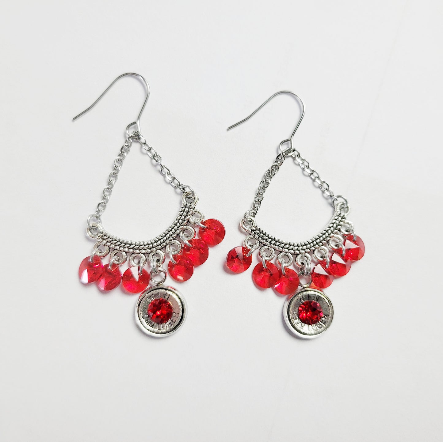 Ruby Shimmer Earrings