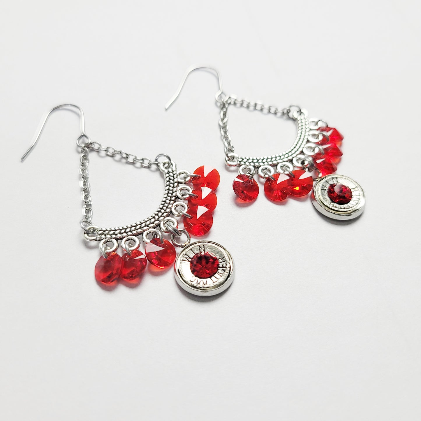 Ruby Shimmer Earrings