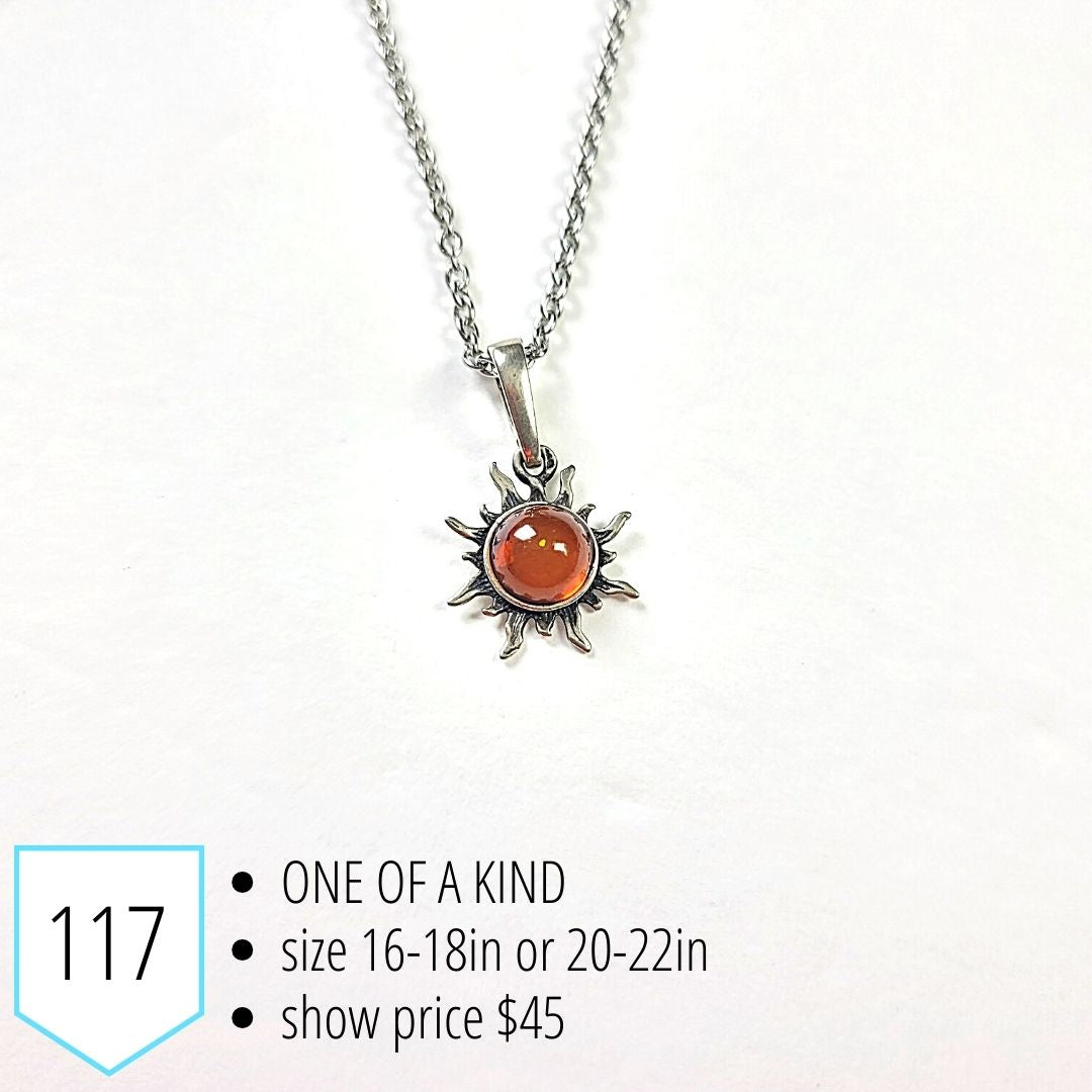 Amber Sun Necklace