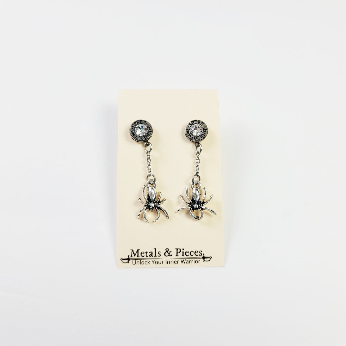 Spider Bullet Earrings