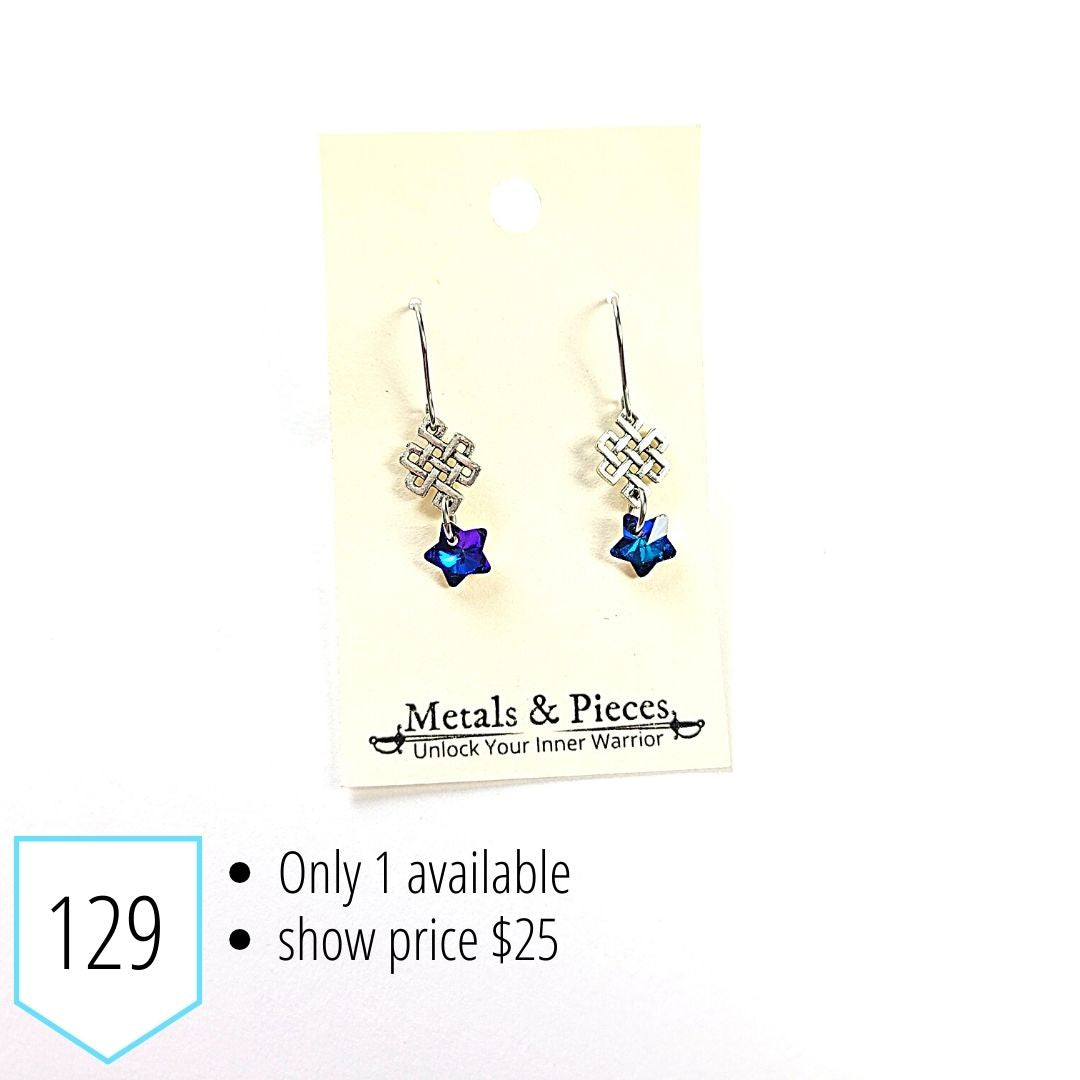 Crystal Star Earrings