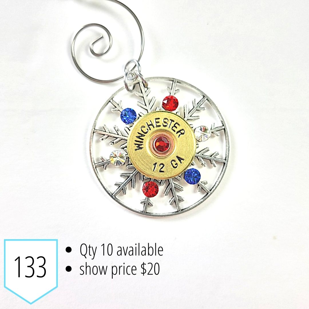 Americana Snowflake Ornament