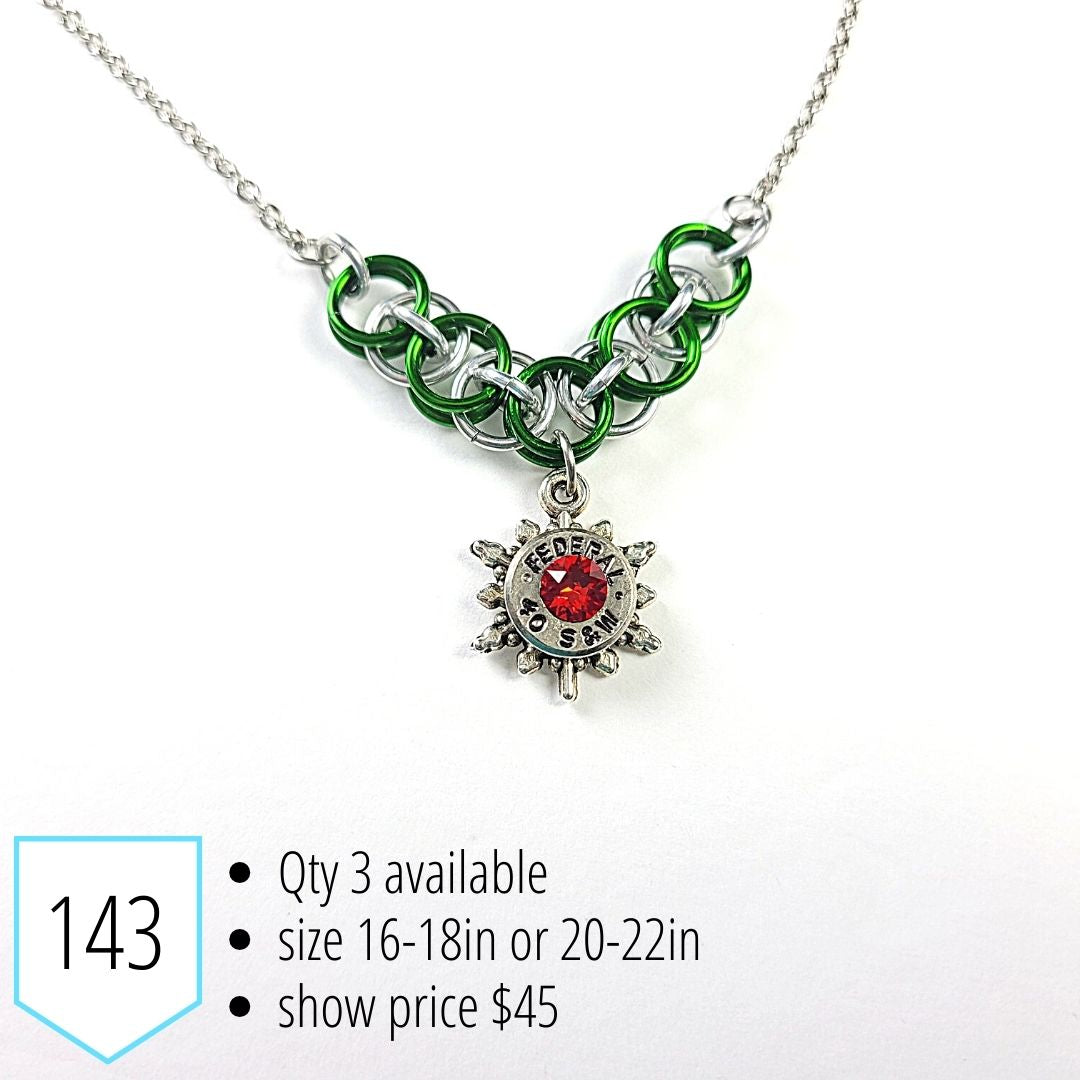 Snowy Boughs Bullet Necklace