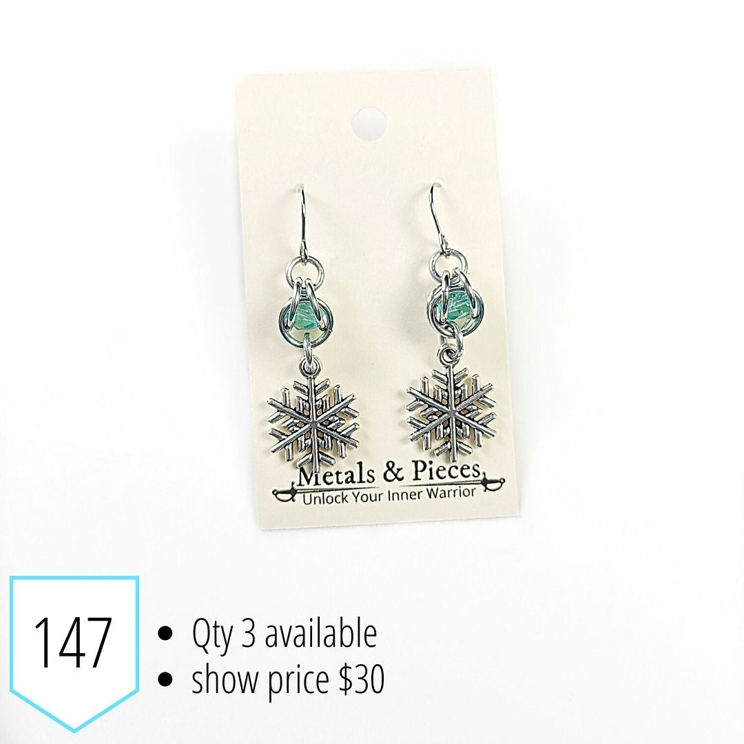 Mini Snowflake // CLIP ON & SCREW BACK Earrings – Bend & Snap