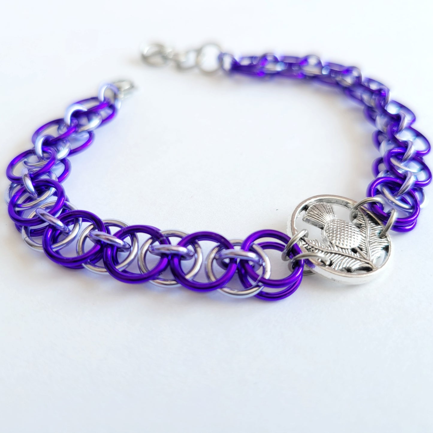 Thistle Chainmail Bracelet