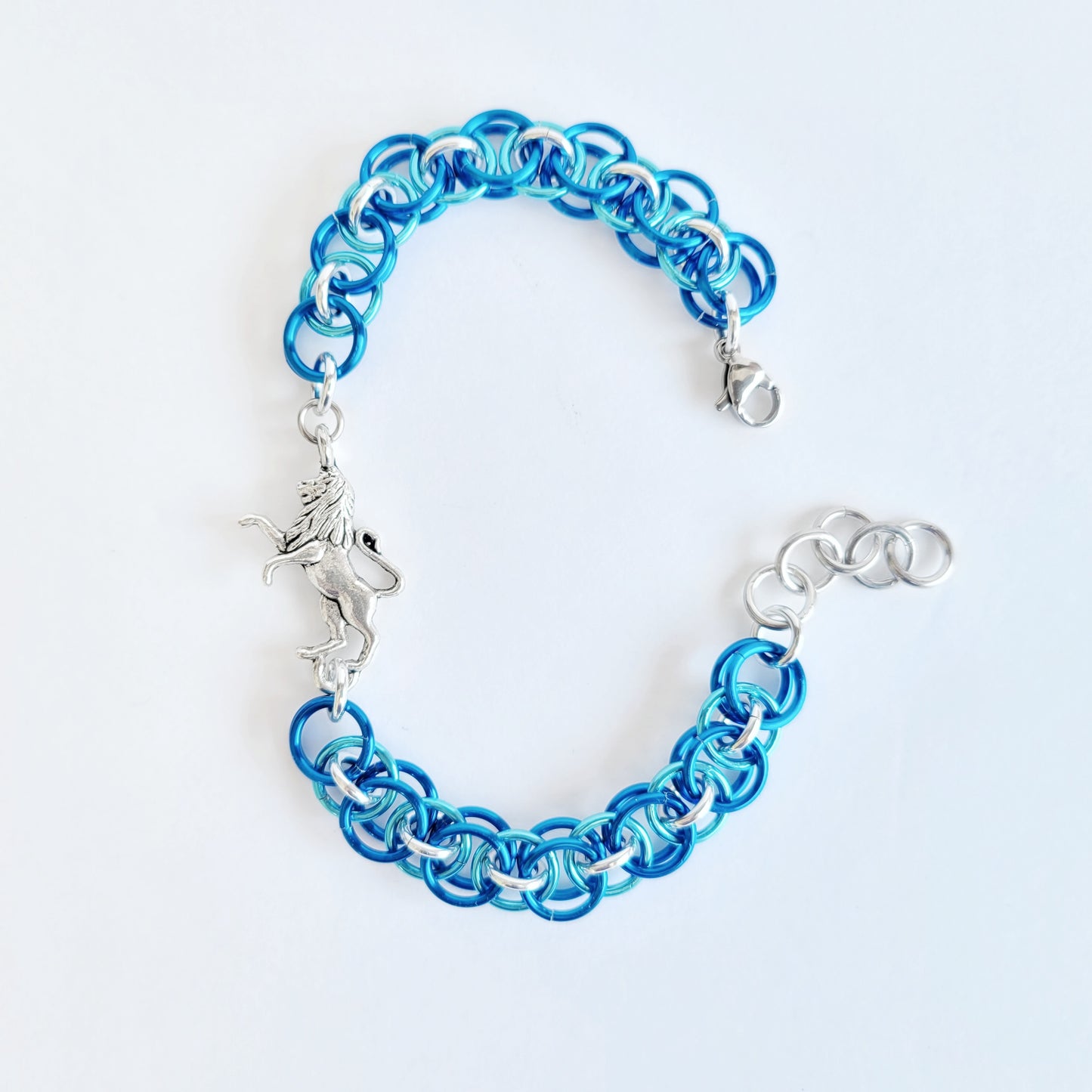 Lion Rampant Bracelet Chainmail