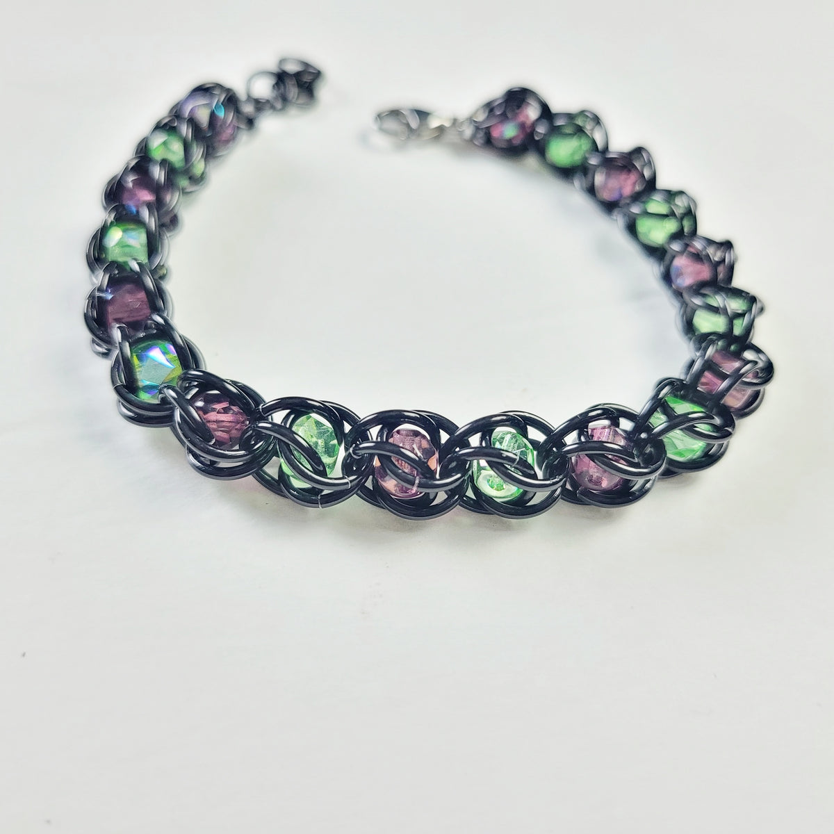 Spooky Captured Bead Bracelet