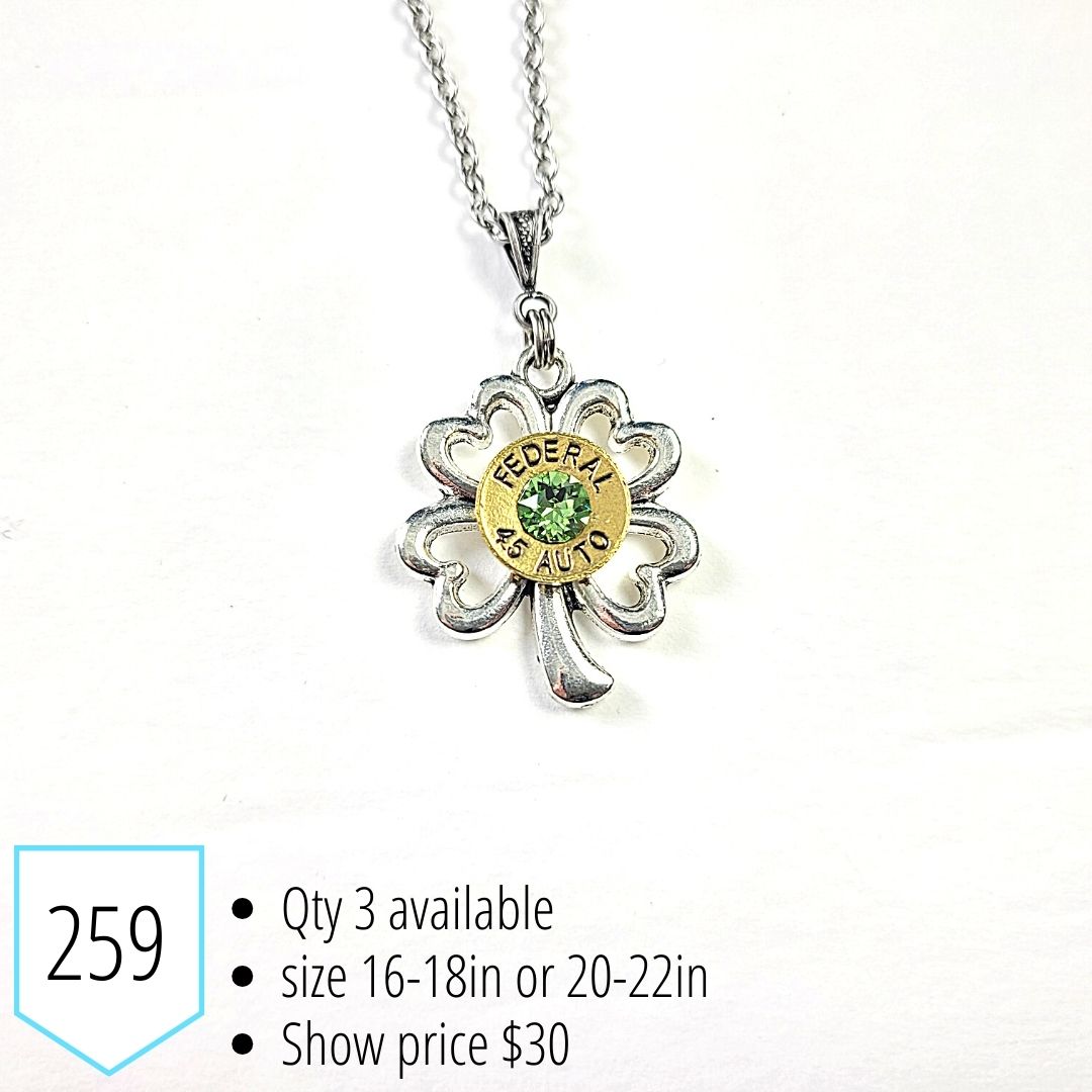 Clover Bullet Necklace