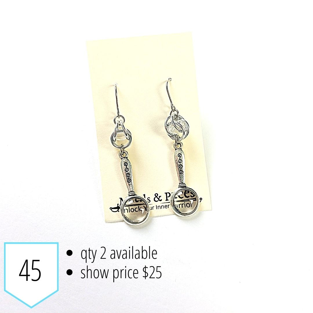 Magnifying Glass Earrings