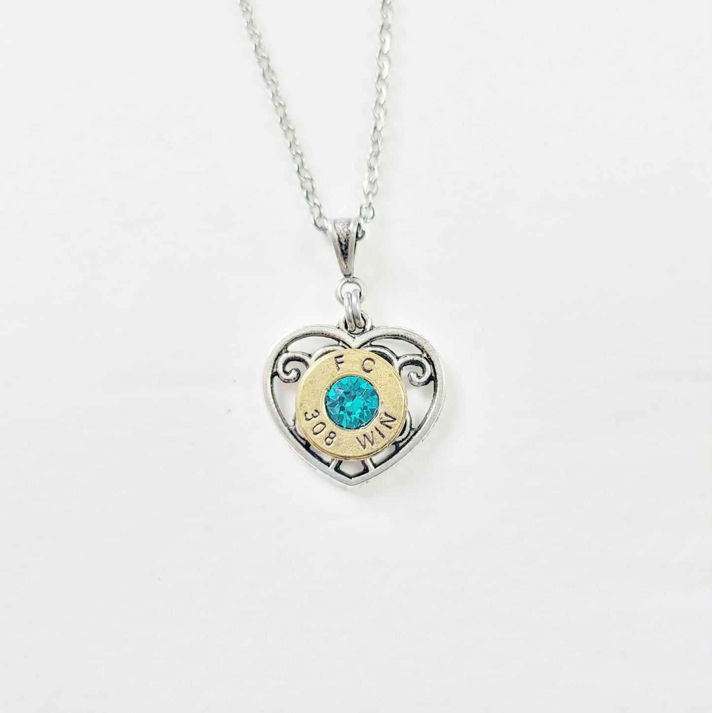 Bullet Heart Necklace