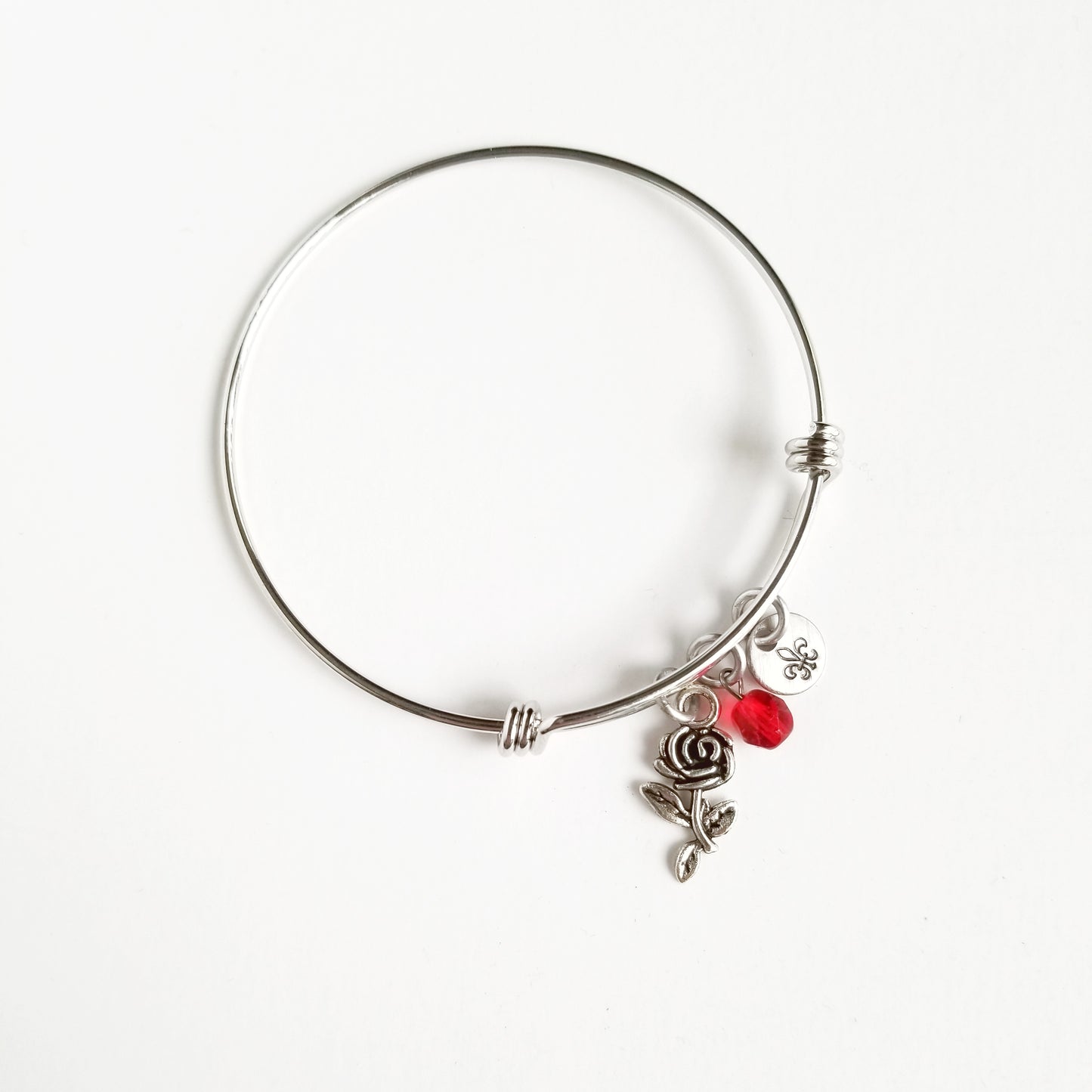 Rose Bangle Bracelet