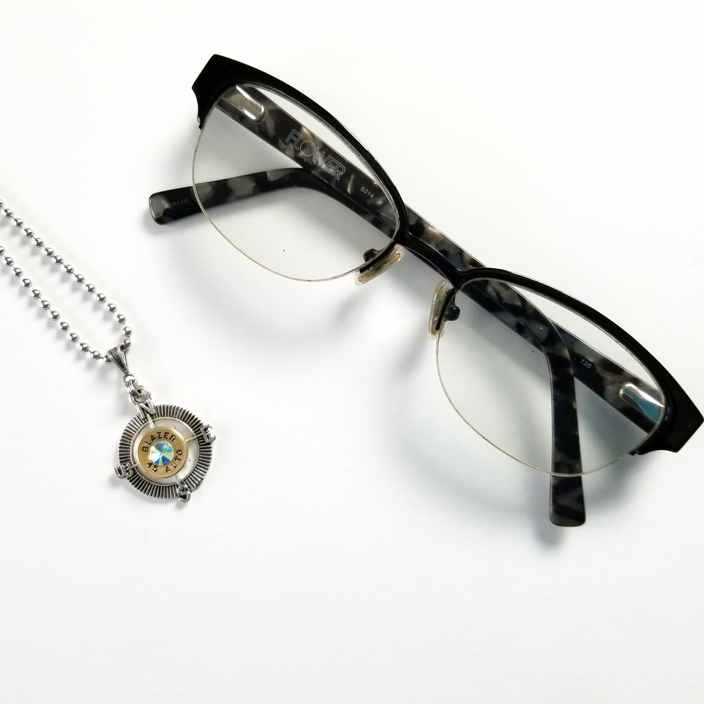 Compass Rose Bullet Necklace