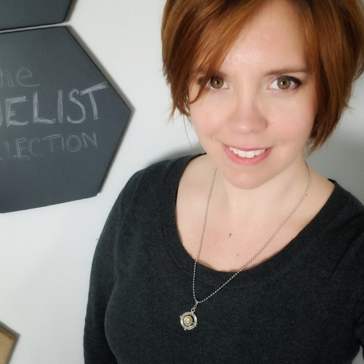 Compass Rose Bullet Necklace