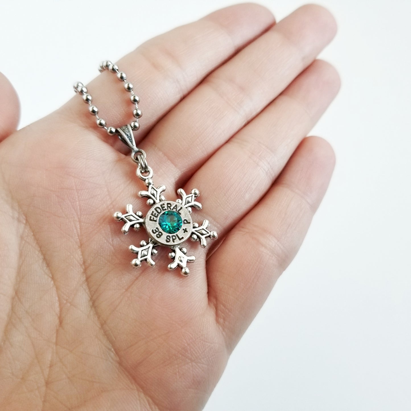 Snowflake Bullet Necklace
