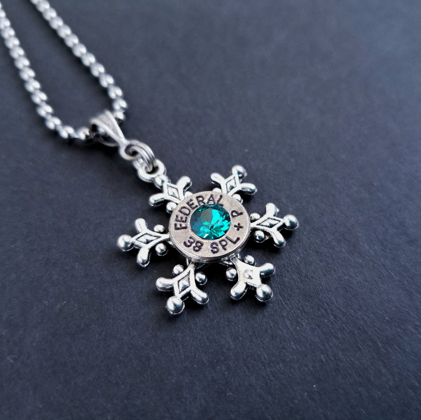 Snowflake Bullet Necklace