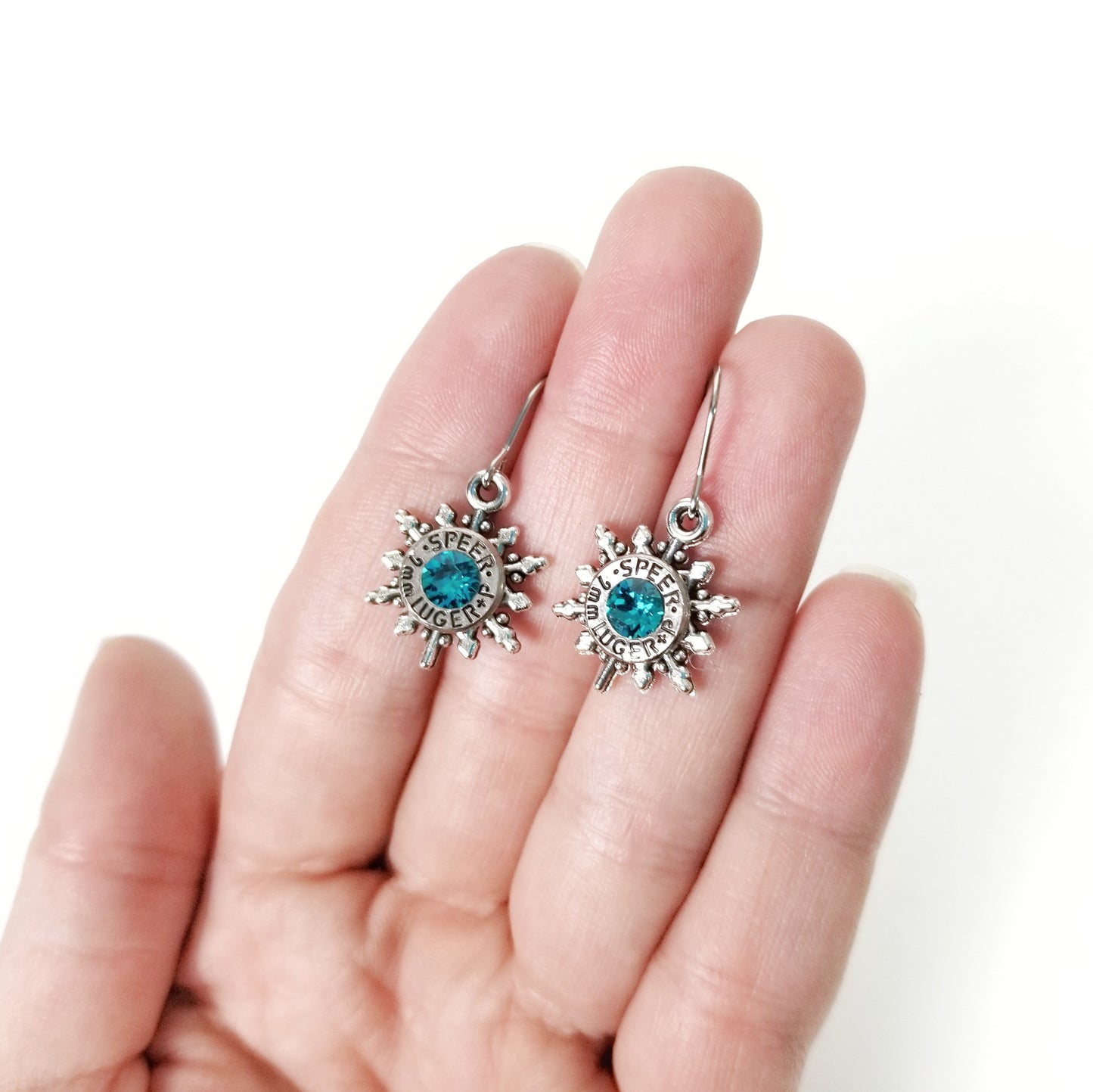 Snowflake Bullet Earrings