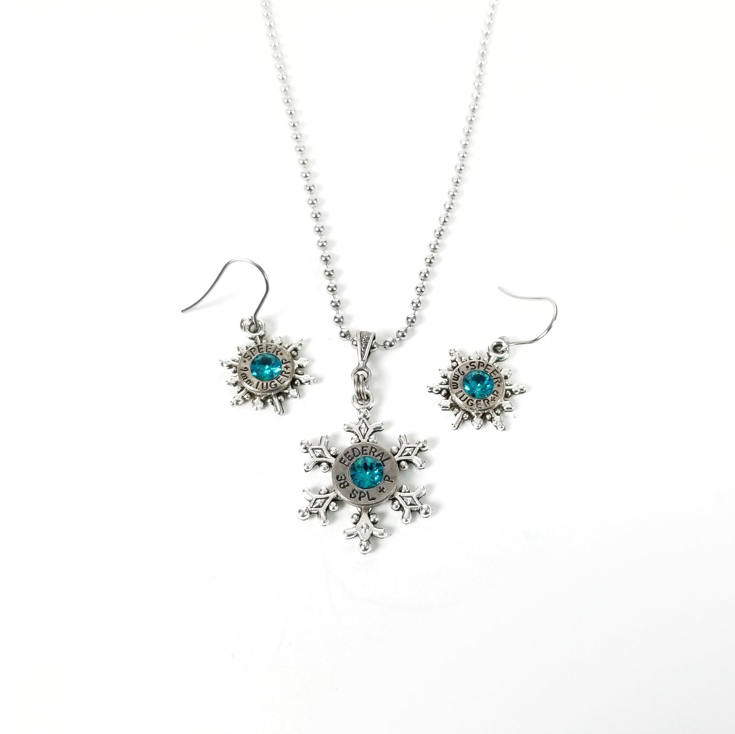 Snowflake Bullet Earrings