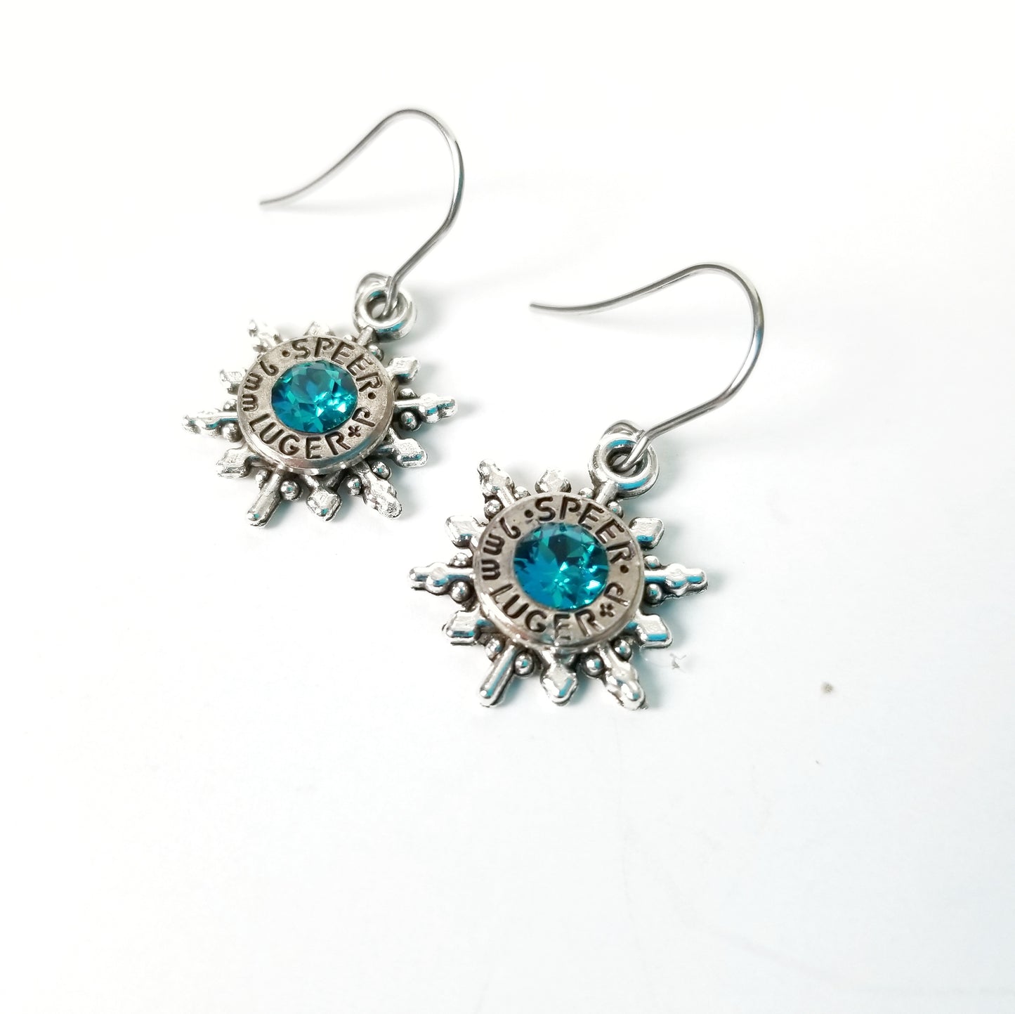 Snowflake Bullet Earrings