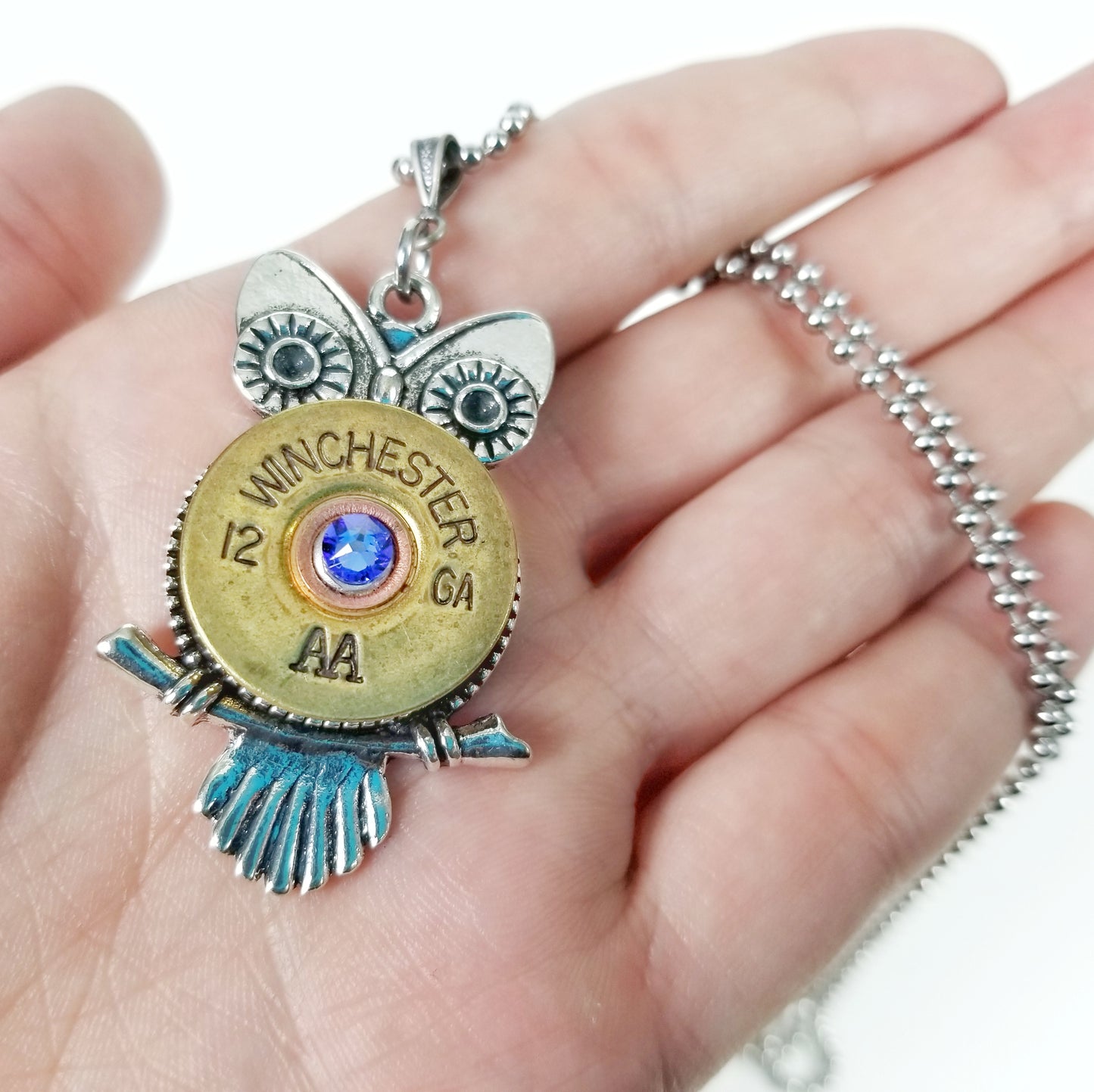 Owl Shotgun Necklace