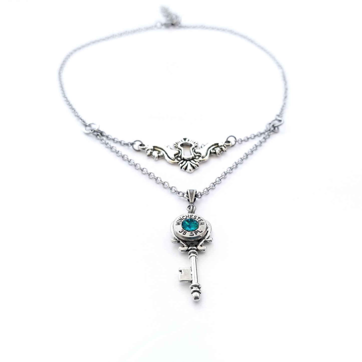 Under Lock & Key Bullet Layered Necklace