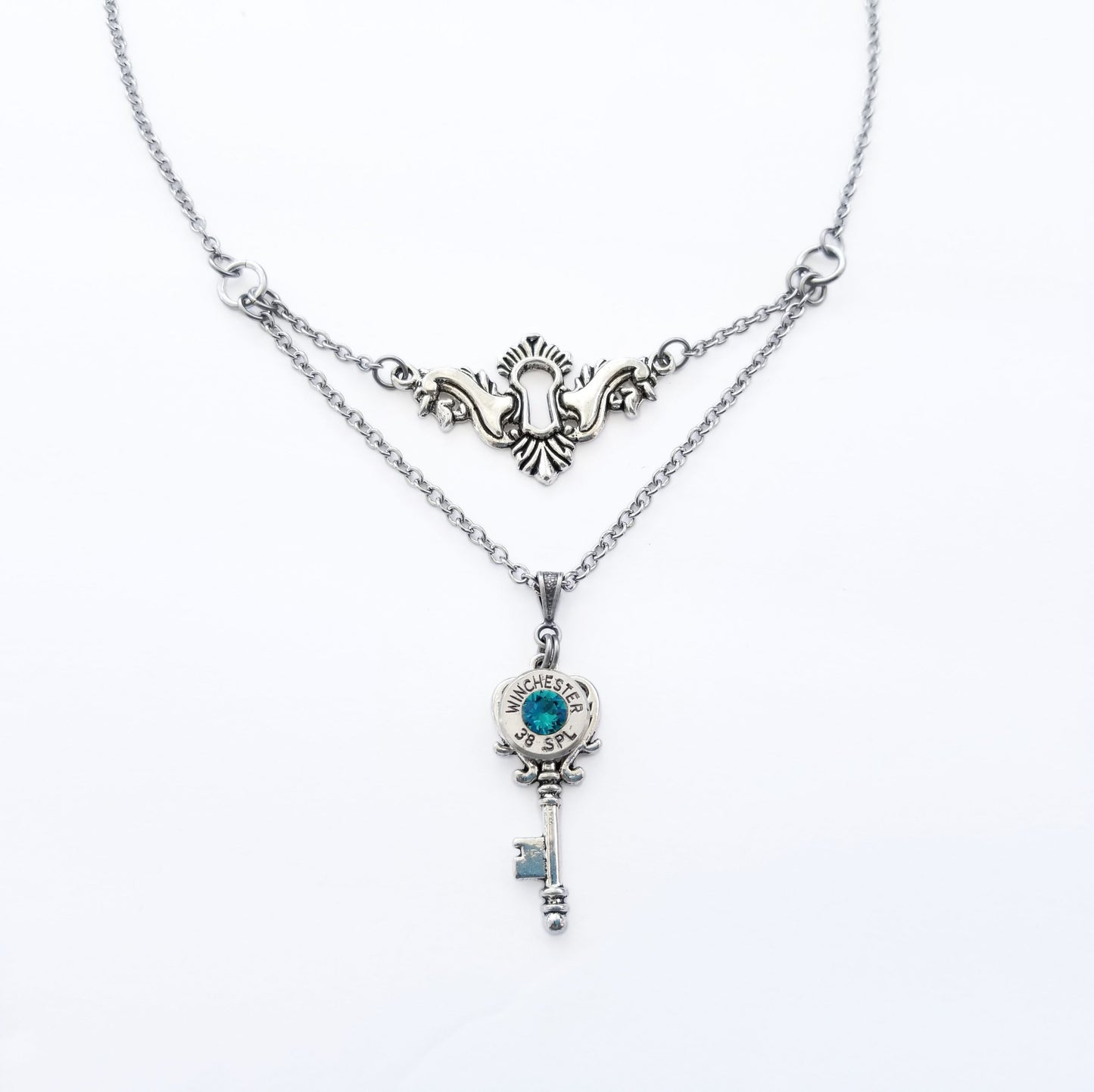 Under Lock & Key Bullet Layered Necklace