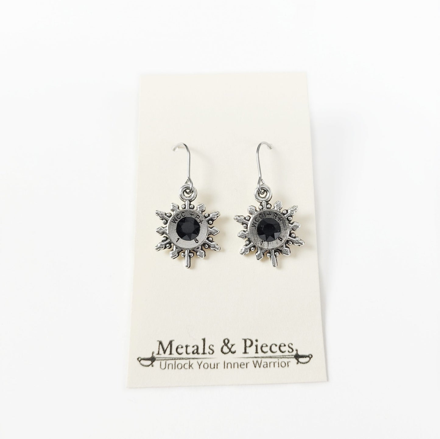 Snowflake Bullet Earrings