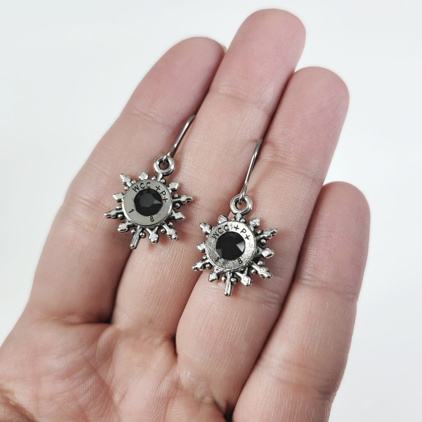 Snowflake Bullet Earrings