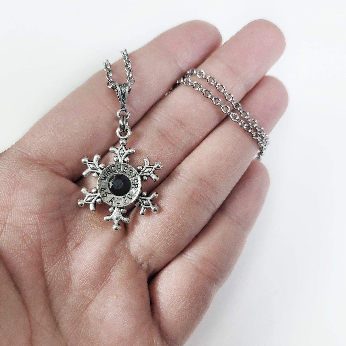 Snowflake Bullet Necklace