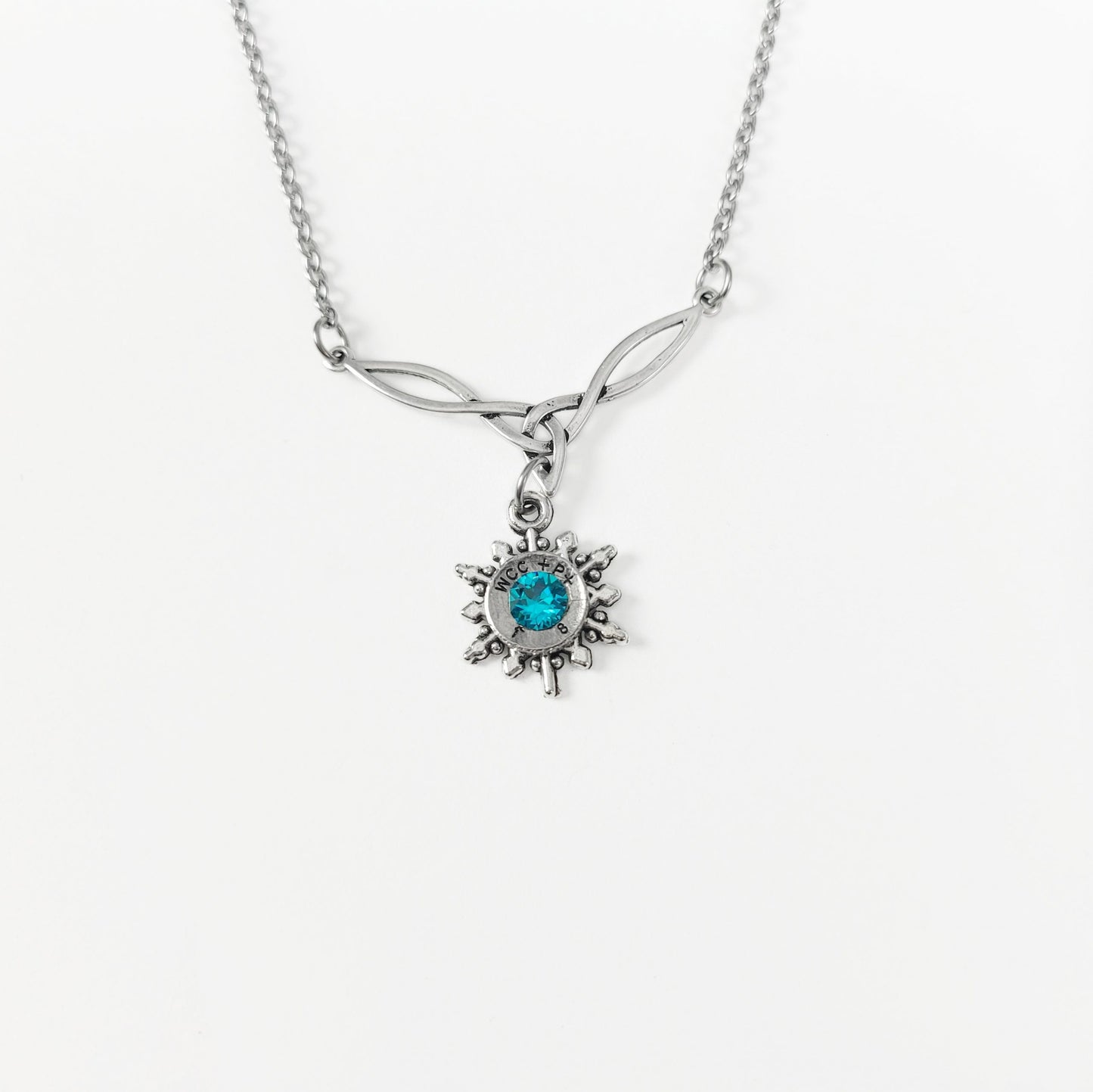 Celtic Snowflake Bullet Necklace