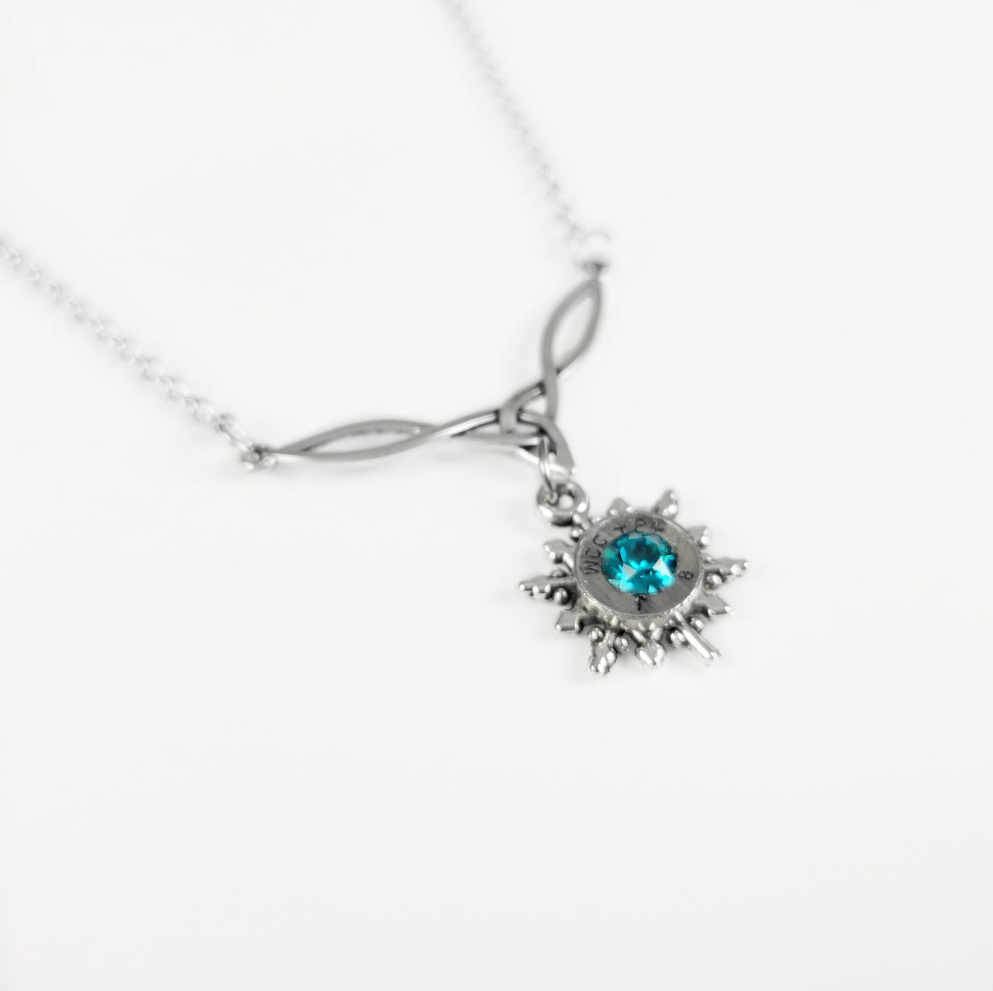 Celtic Snowflake Bullet Necklace