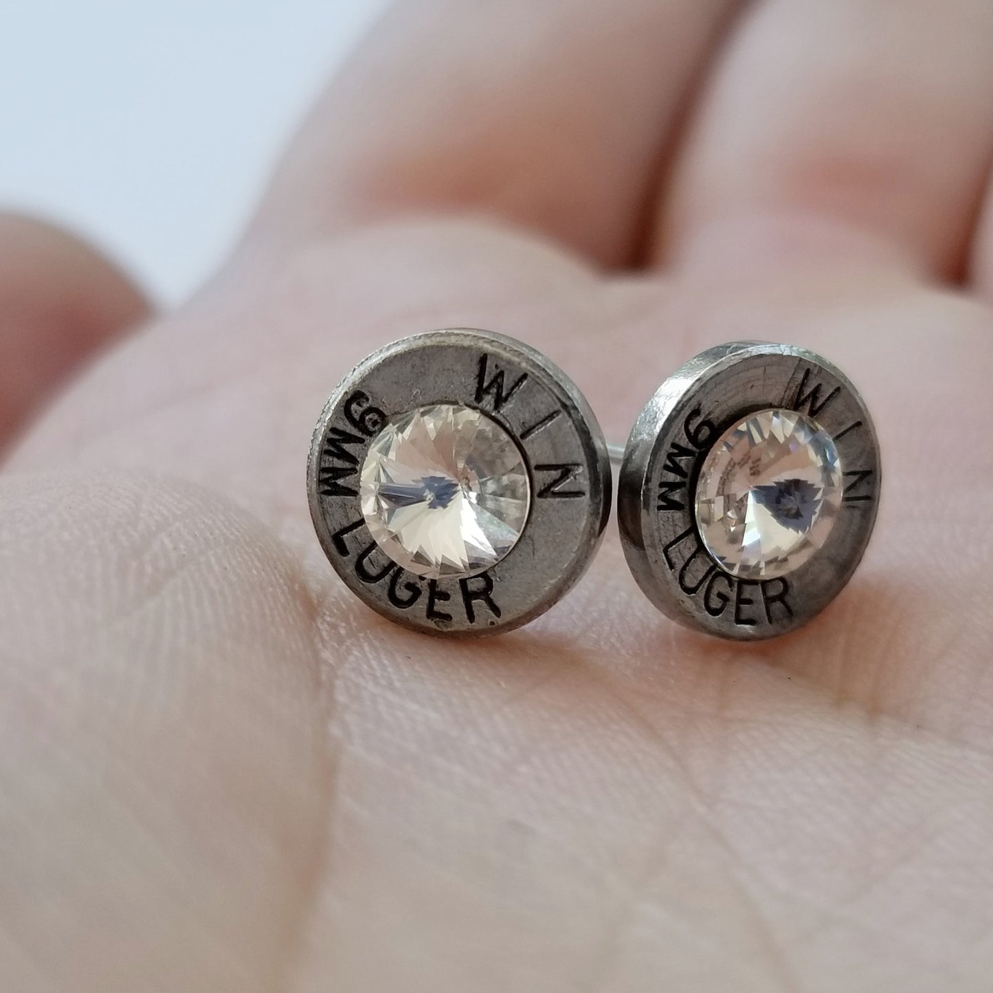 Stud Bullet Earrings