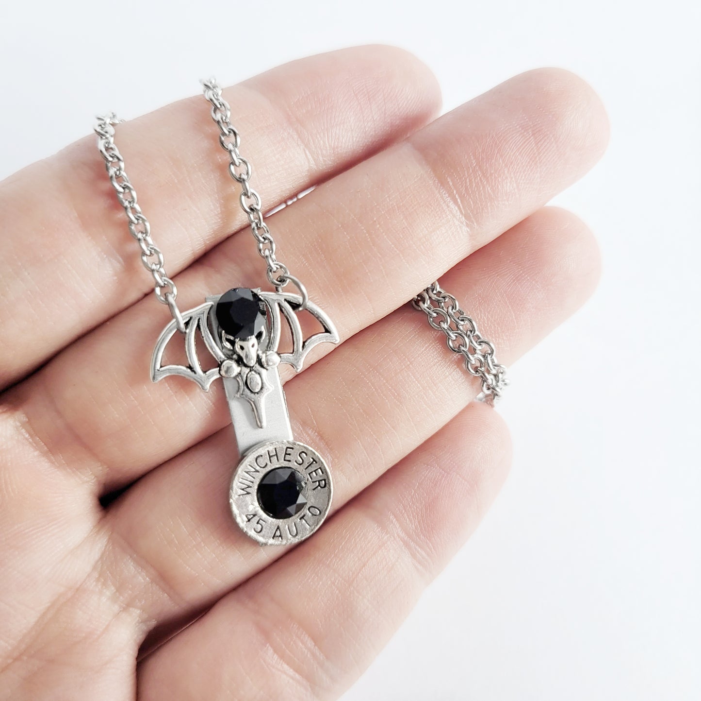 Bat Bullet Necklace