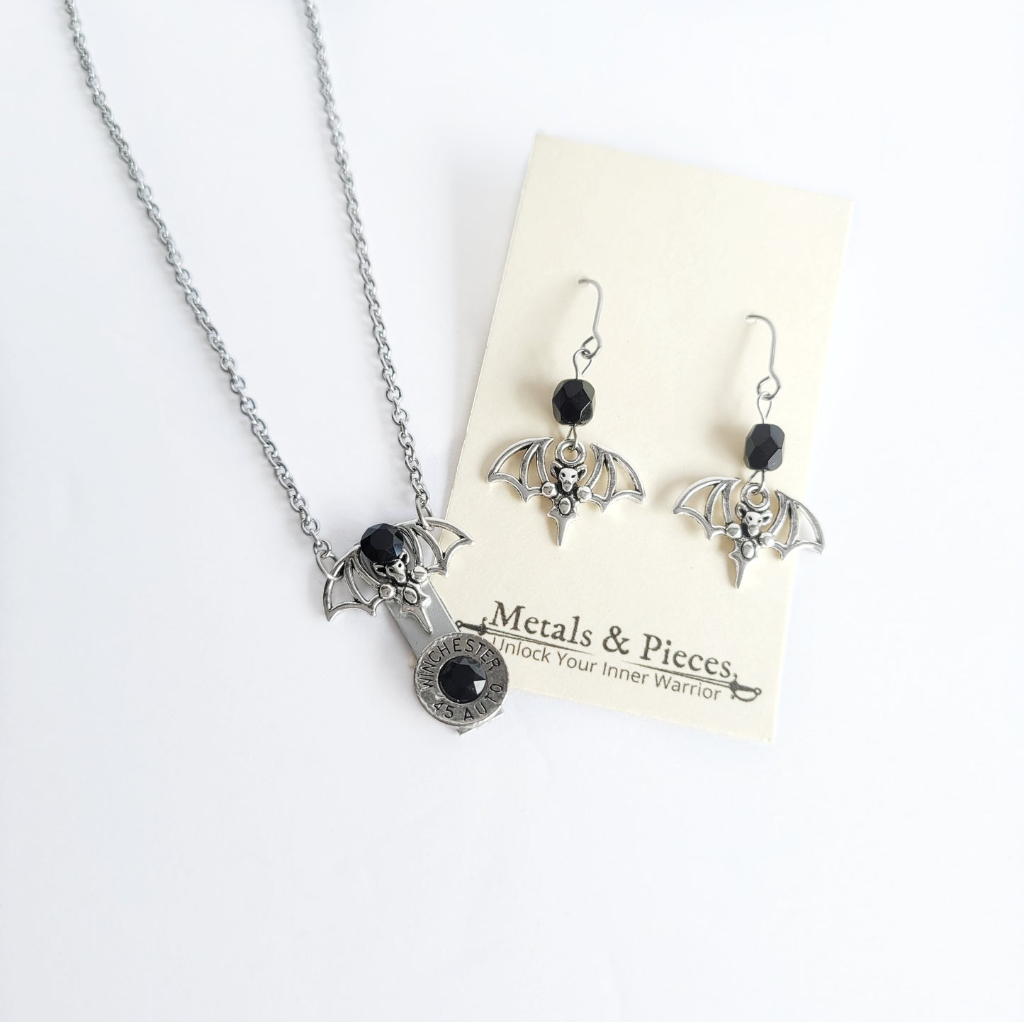Bat Bullet Necklace
