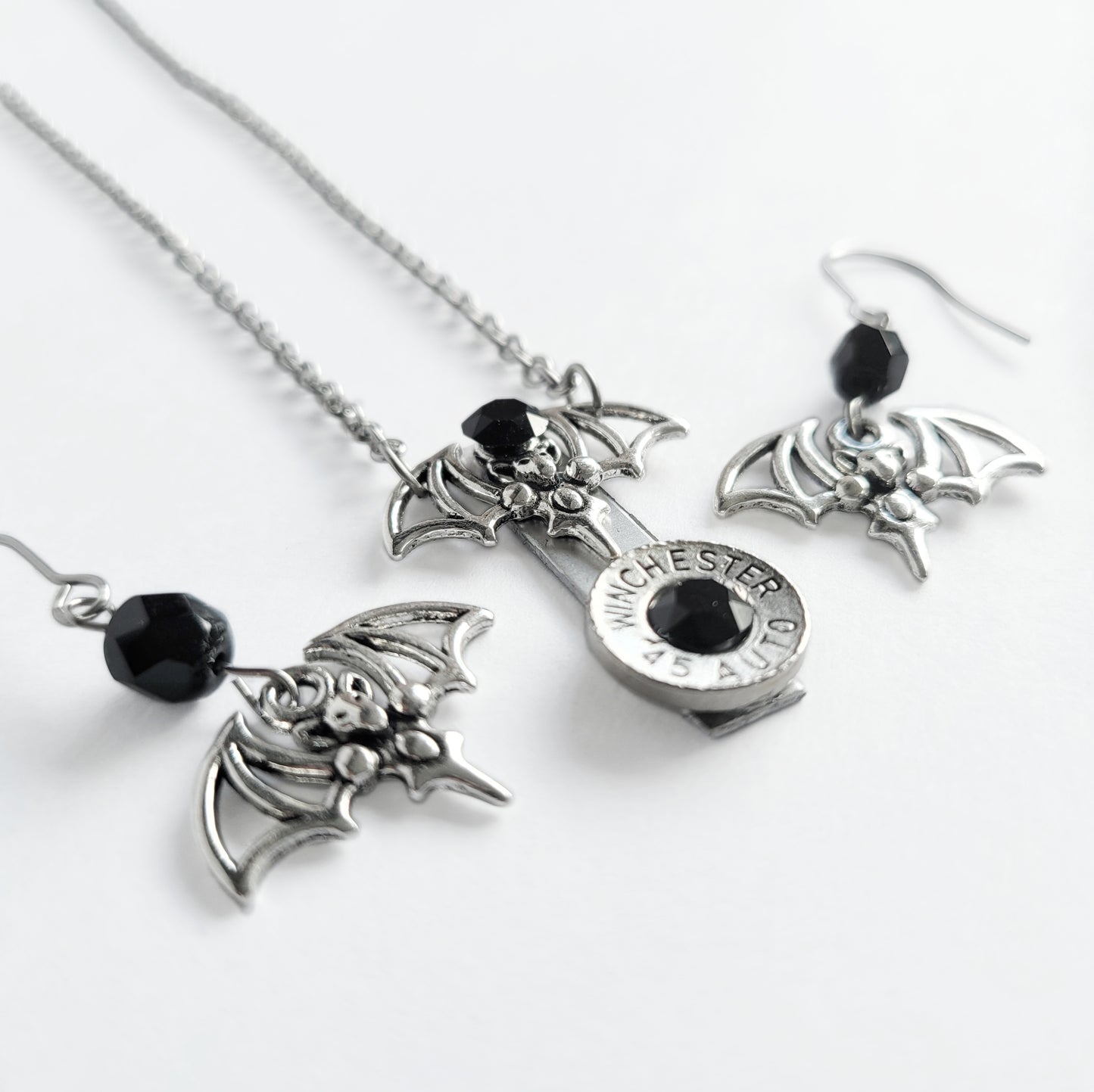 Bat Bullet Necklace