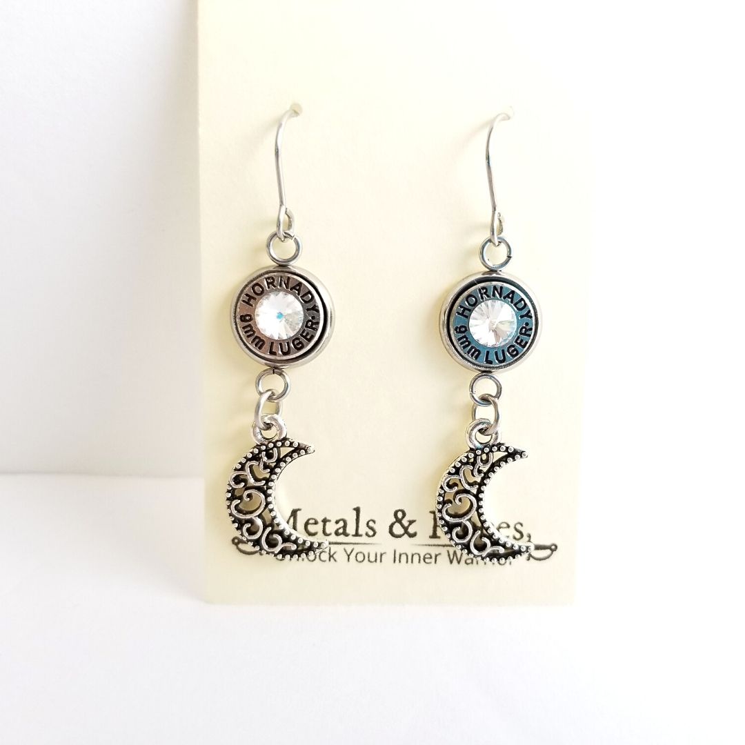 Bullet Moon Earrings