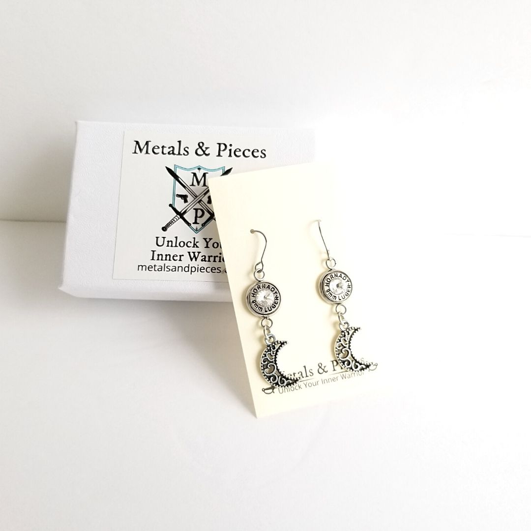 Bullet Moon Earrings