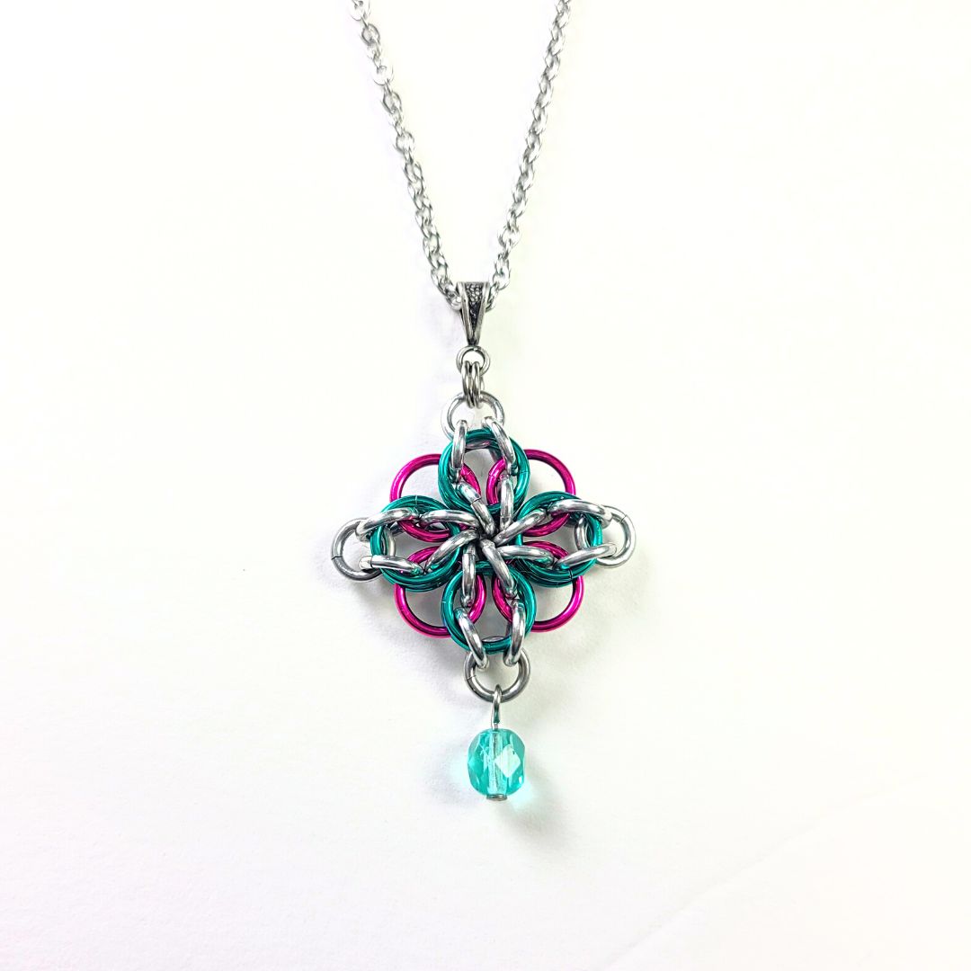 Chainmail Quilt Necklace