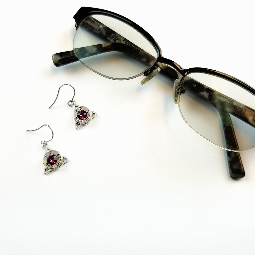 Trinity Bullet Earrings