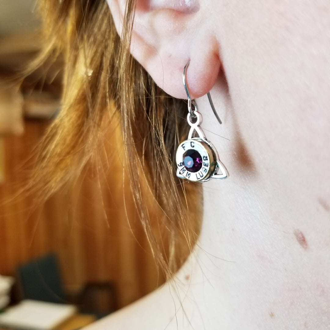Trinity Bullet Earrings