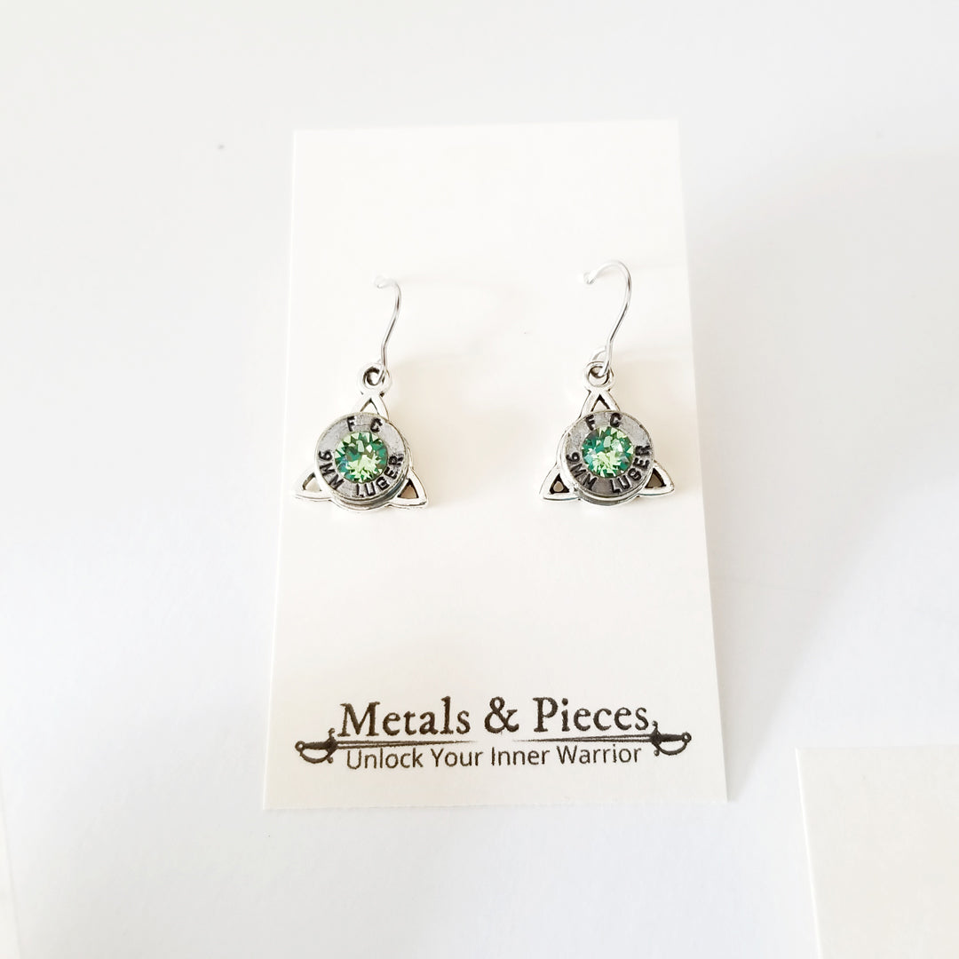Trinity Bullet Earrings