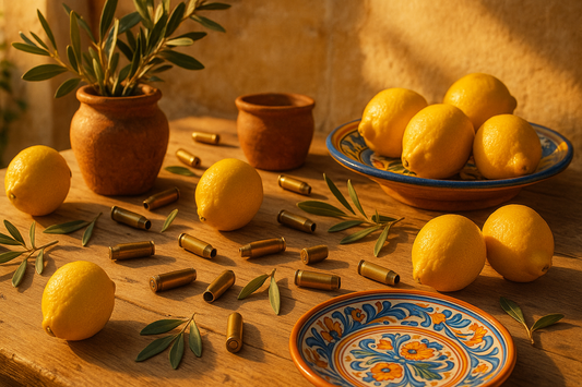 Why My Summer Mood Board Looks Like a Sicilian Kitchen… with Ammo