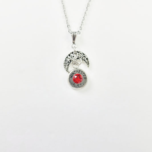 Ruby Moon Necklace