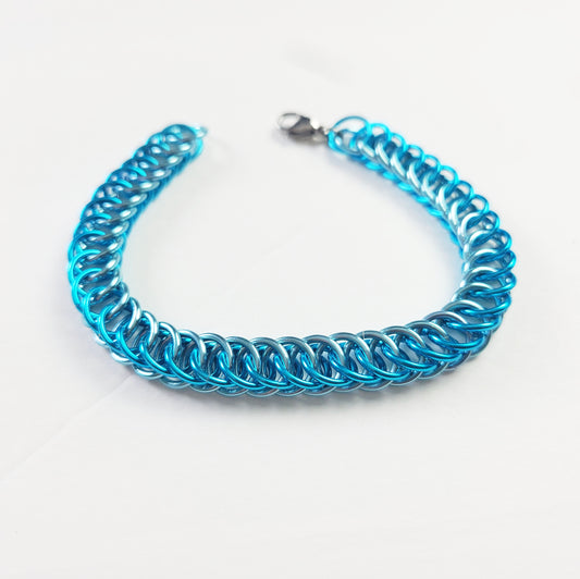 September Blue Two-Tone Bracelet