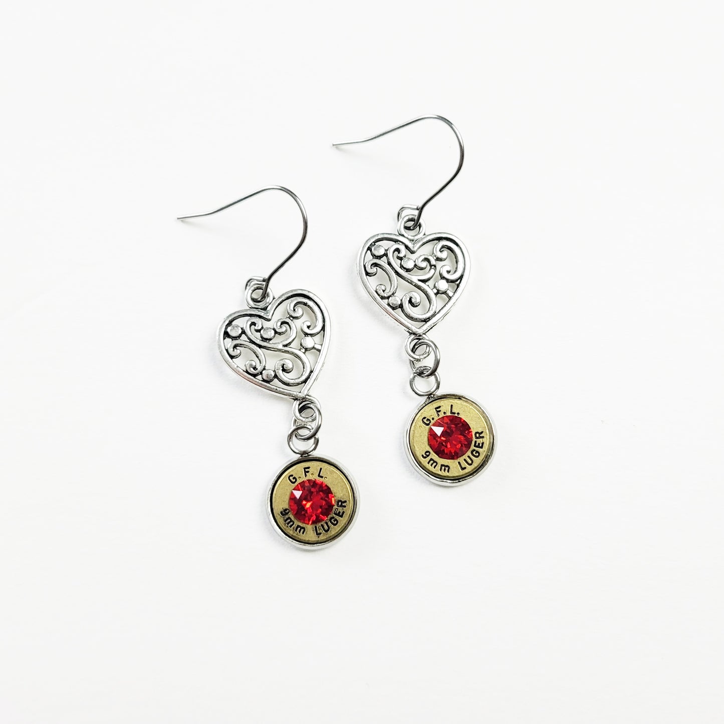 Twisted Heart Earrings