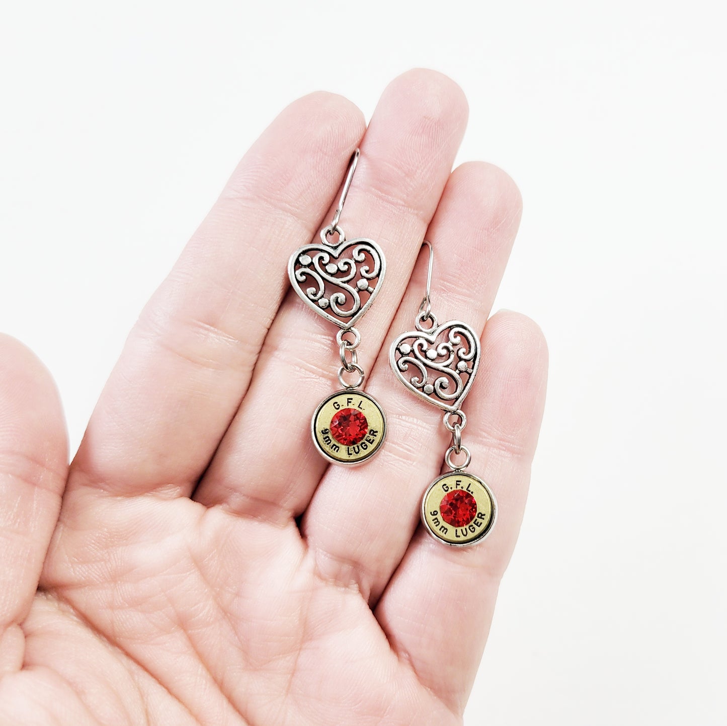 Twisted Heart Earrings